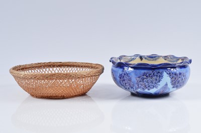 Lot 190 - A nice James MacIntyre Pottery Florian Ware bowl by William Moorcroft