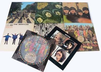 Lot 217 - Beatles LPs