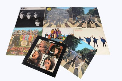 Lot 224 - Beatles LPs
