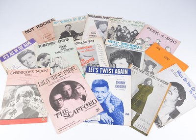 Lot 407 - Sixties Sheet Music