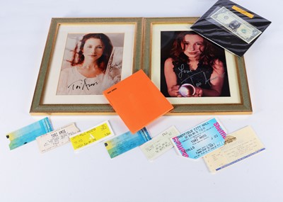 Lot 417 - Tori Amos / Signed / Concert Tickets plus