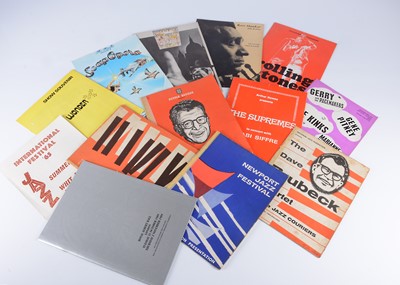Lot 460 - Sixties Concert Programmes
