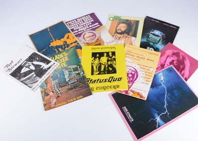Lot 461 - New Wave / Rock Concert Programmes