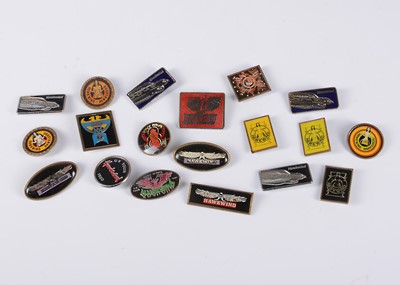 Lot 472 - Hawkwind Enamel Badges