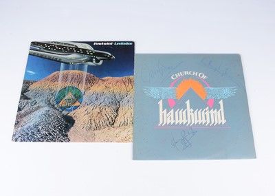 Lot 476 - Hawkwind / Signed LPs