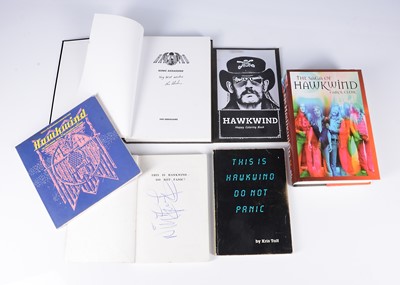 Lot 477 - Hawkwind Books / Signed