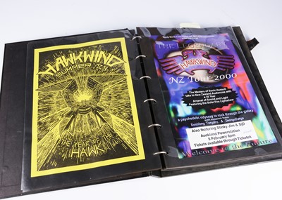 Lot 486 - Hawkwind Scrapbook Folder
