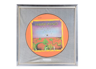 Lot 487 - Hawkwind Framed Picture Discs