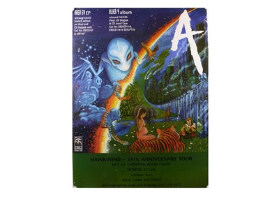 Lot 492 - Hawkwind Tour Poster