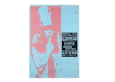 Lot 509 - Supertramp Concert Poster