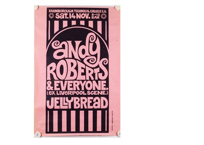 Lot 510 - Jellybread / Andy Roberts Concert Poster