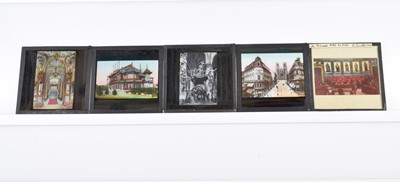 Lot 35 - Six Slide Carrier Boxes of 3¼'' Magic Lantern Slides
