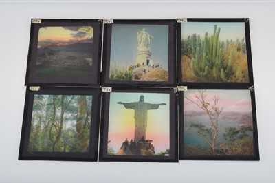 Lot 43 - Twenty Hand Tinted 3¼''Magic Lantern Slides of the San Francisco 1906 Earthquake