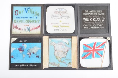 Lot 45 - A Quantity of Various Themed 3¼'' Magic lantern Slides